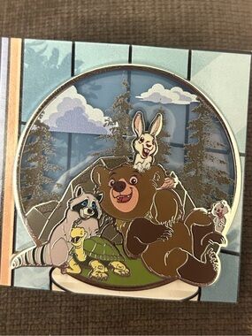 Disney brother bear koda stained glass pin